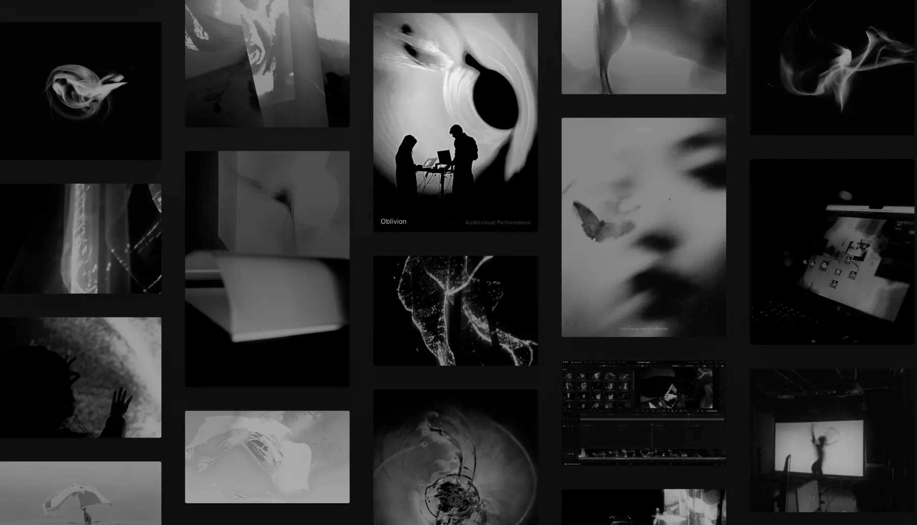 Dark archive wall of image studies