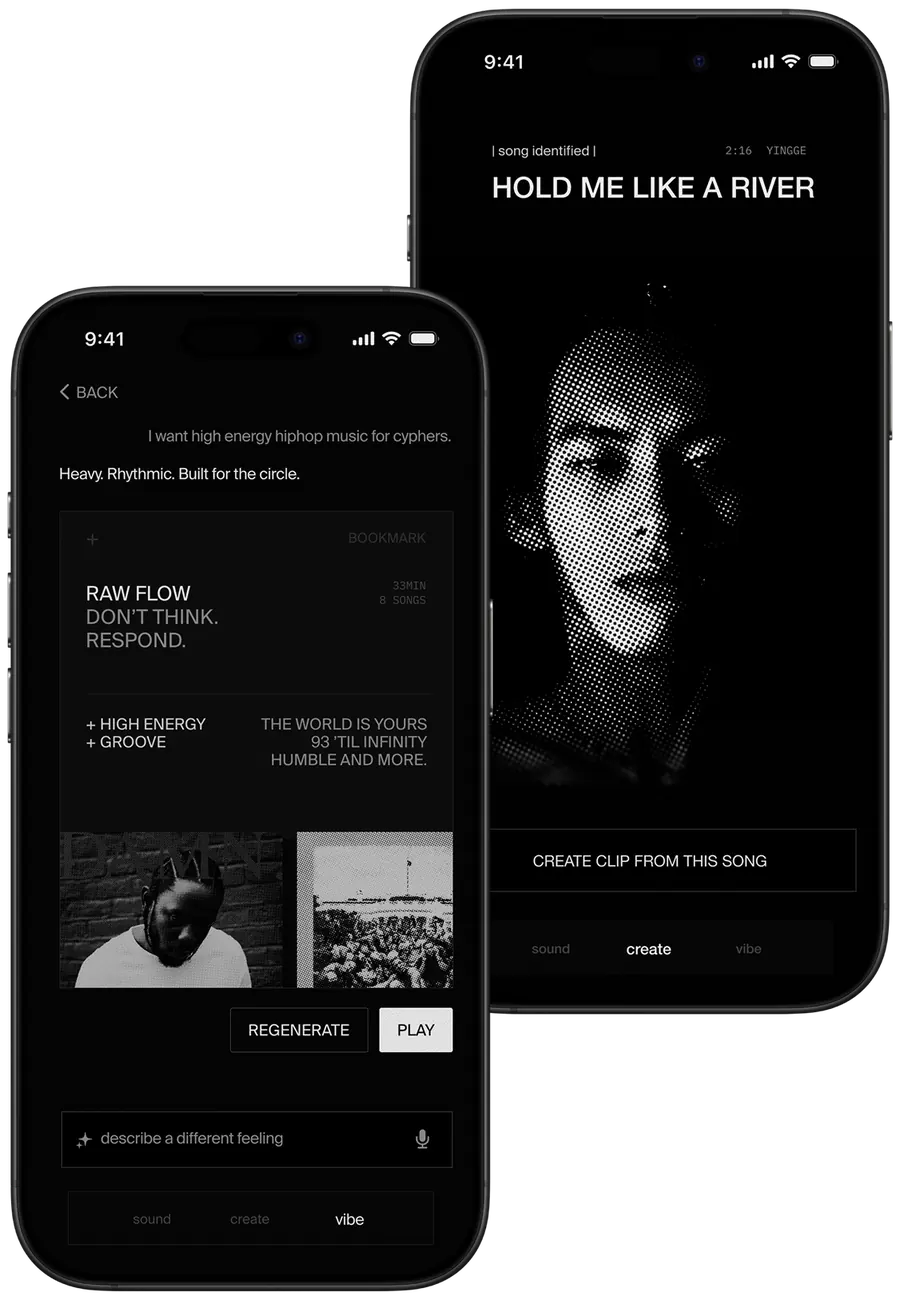Sune mobile product interface